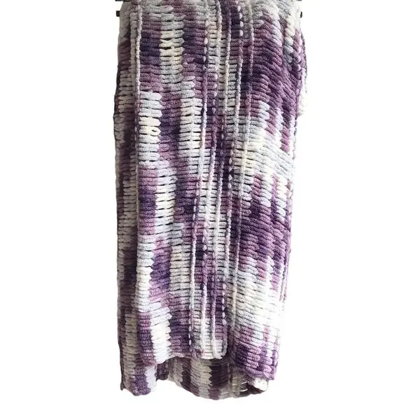 Handmade Ombre Knit Blanket Throw - Picture 11 of 16